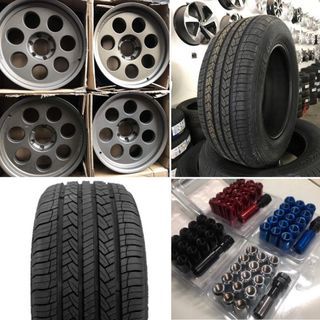 20” Overland 1.2 Touring mags 6Holes pcd 139 w/285-50-r20 Saferich HT tire and lugnuts