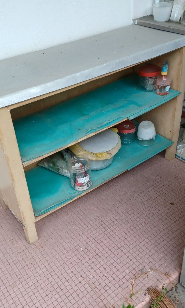 2 Tier open shelving unit, Furniture & Home Living, Furniture, Shelves