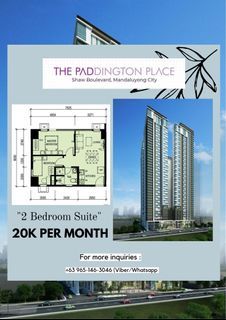 2BR-20K/Month NO DP Pre selling Rent to Own Mandaluyong Condo in Shaw Blvd in Between of Lancaster Hotel and World Wide Corporate Center nr MRT Shaw EDSA Shang ri La Greenfield Starmall Megamall Ortigas BGC Rockwell Eastwood Makati Greenhills Pasig Cubao