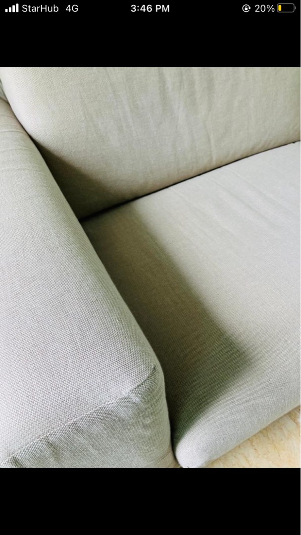 3 seat sofa (Muji), Furniture & Home Living, Furniture, Sofas on Carousell