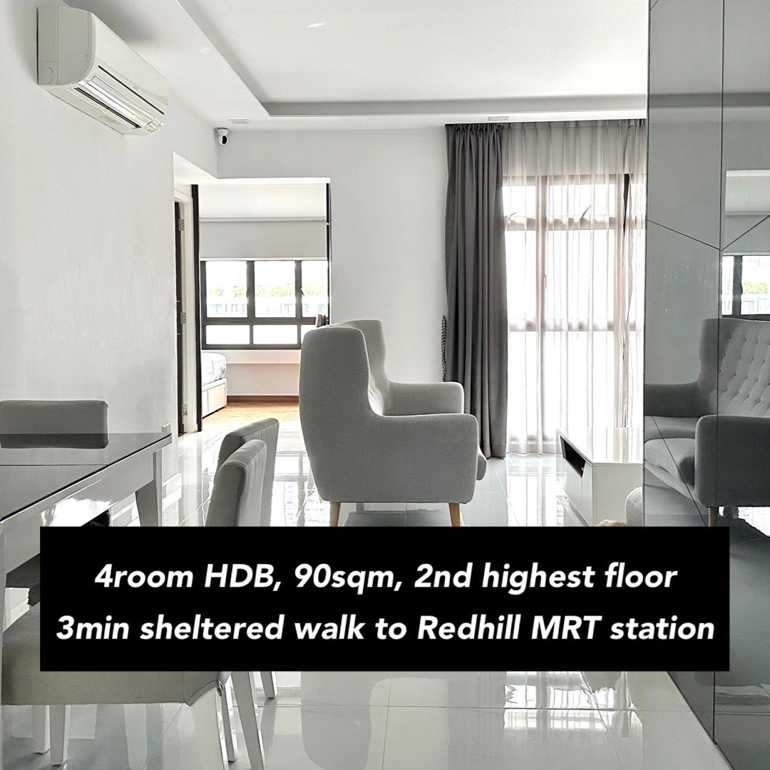 77A Redhill Road High Floor 4 Room HDB for Sale, Property, For Sale