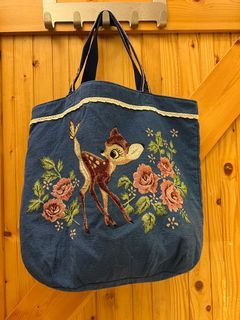 小鹿斑比刺繡包