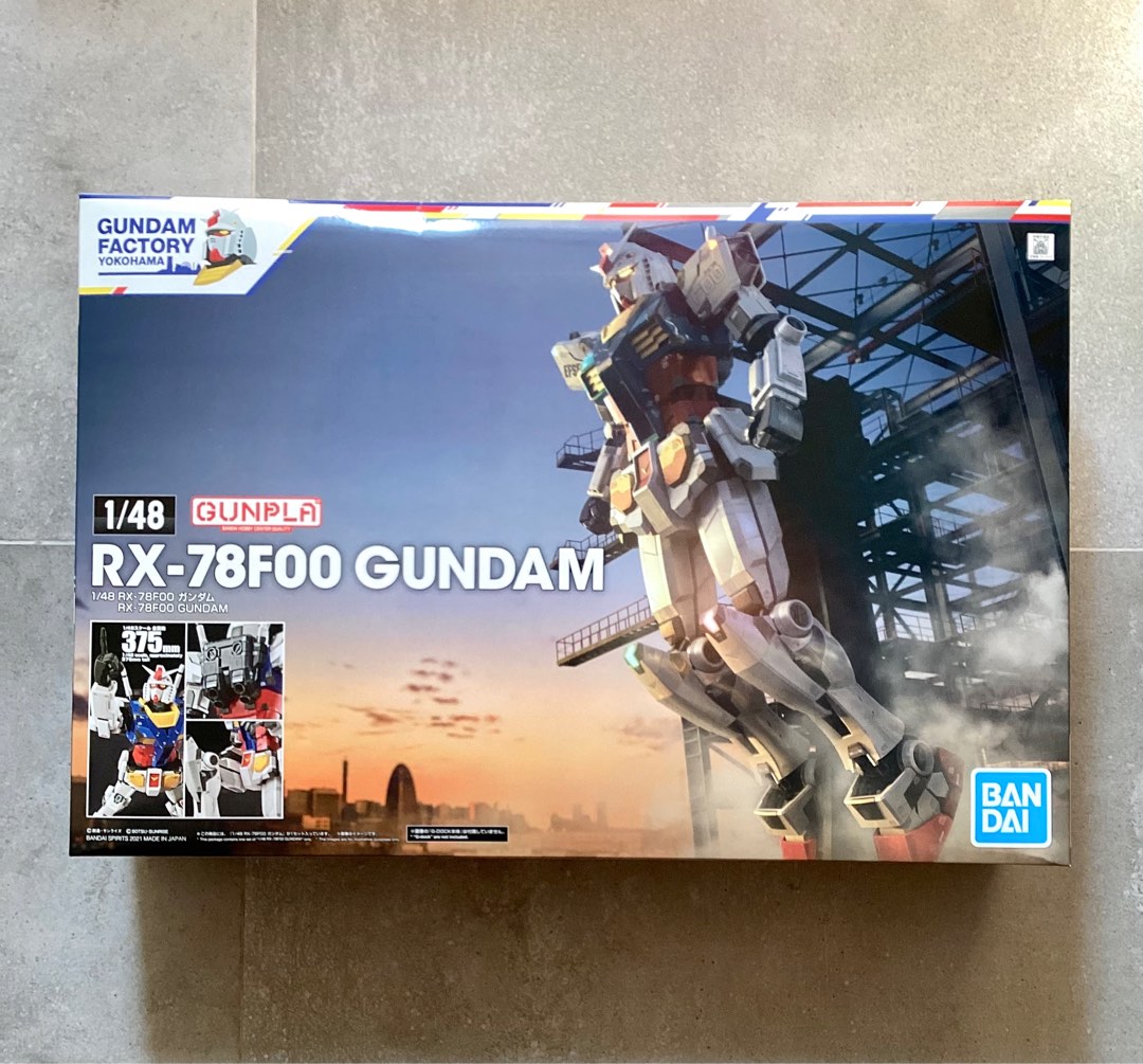 GUNDAM FACTORY 横浜限定★☆1/48 RX-78F00 ガンダム組み立てに接着剤は使用しません