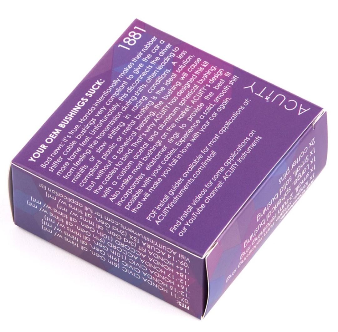 Acuity Instruments Shift Linkage Bushing Upgrade for Various Vehicles