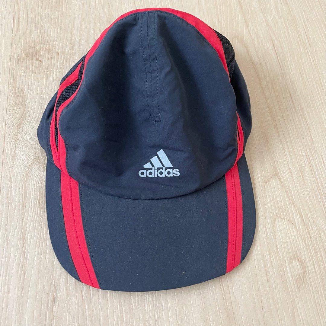 Red and sale white adidas hat
