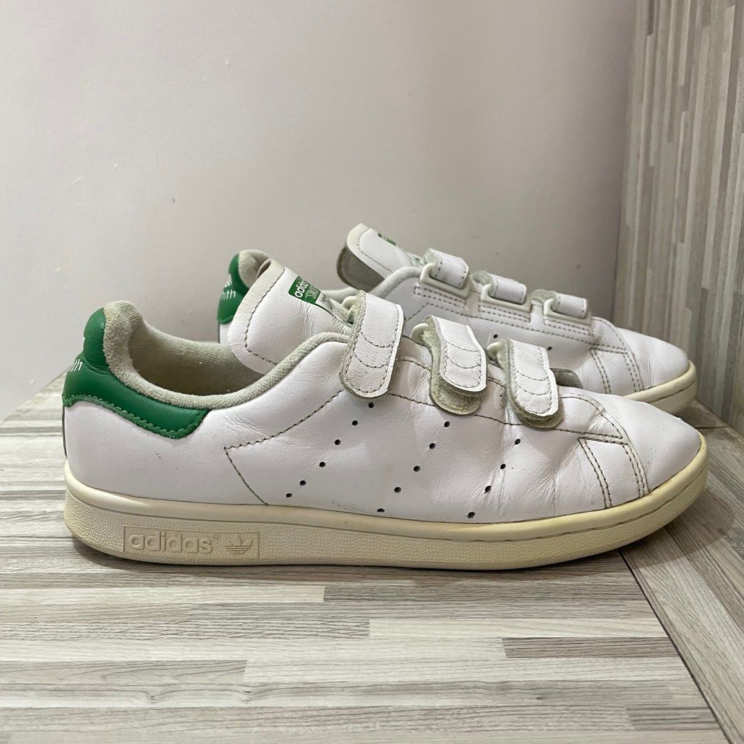 Adidas Originals Stan Smith Velcro White Sneakers 23.5cm