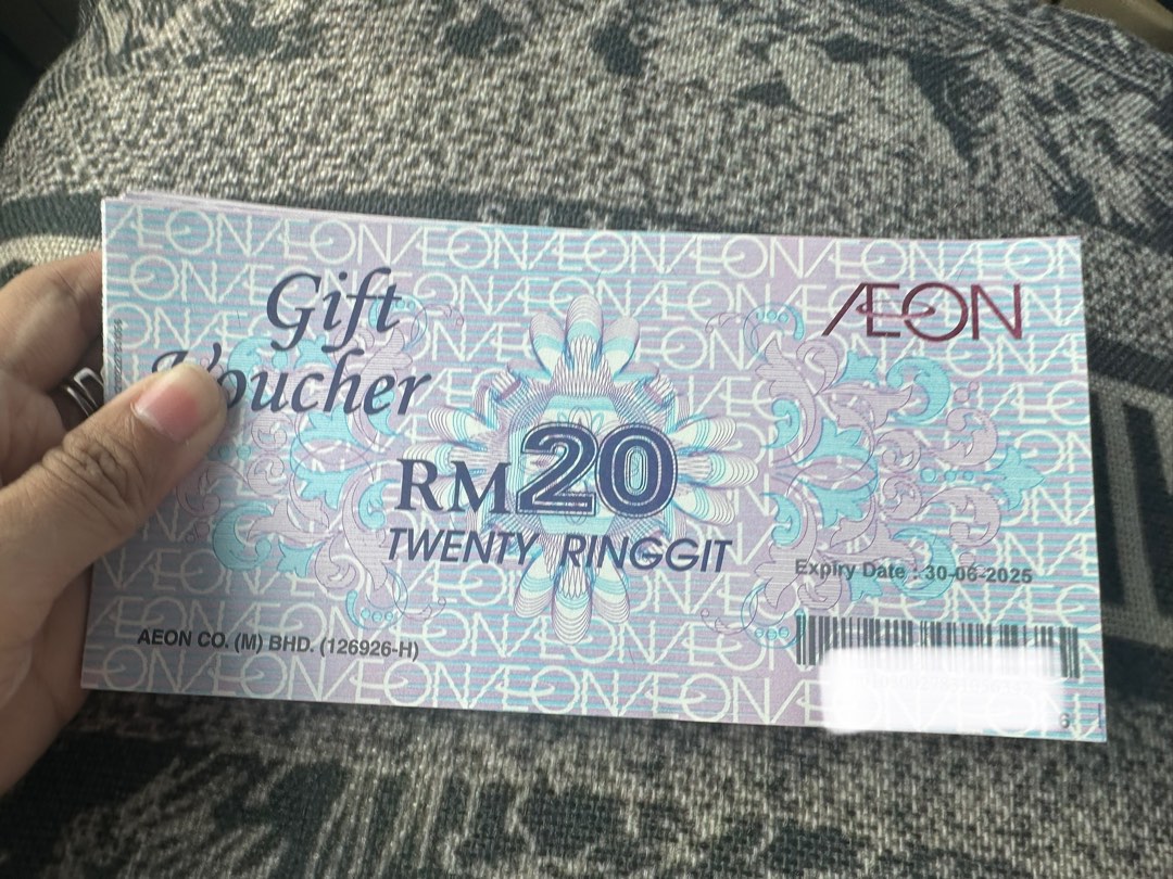 Aeon Voucher, Tickets & Vouchers, Vouchers on Carousell