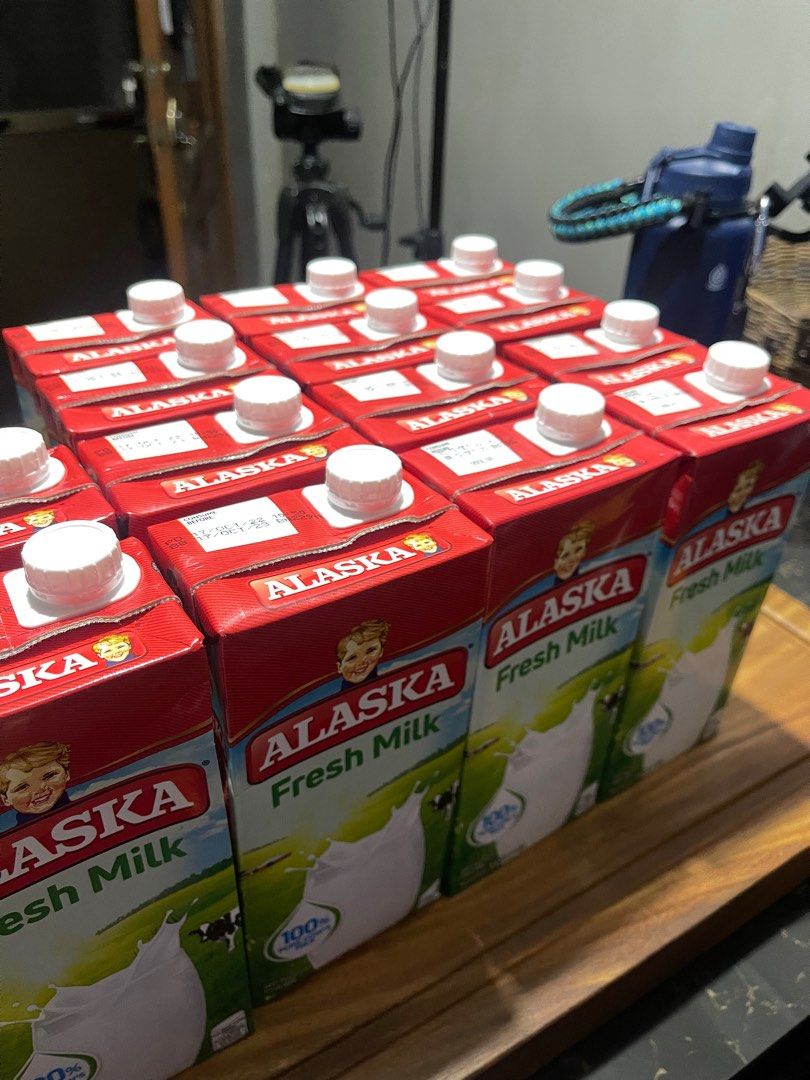 Alaska Fresh Milk 1L, Food & Drinks, Beverages on Carousell