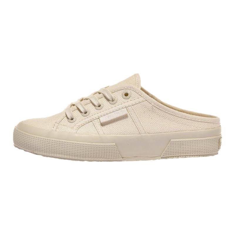 AUTHENTIC CHEAPEST SUPERGA CREAM SNEAKERS MULE