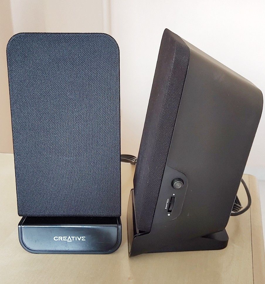 Creative sbs a60 2.0 desktop hot sale speakers