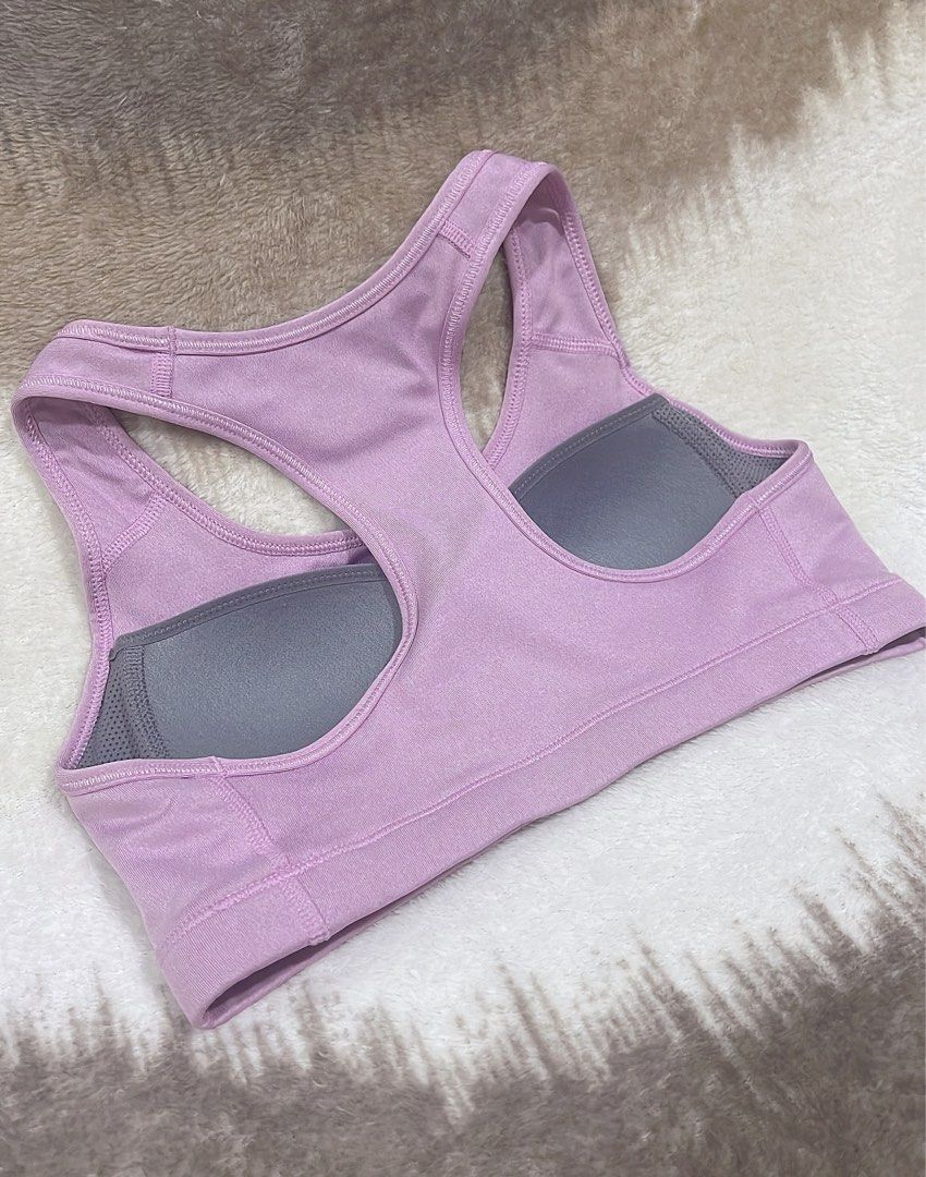 Authentic Nike Sports Bra Lilac colour, Women's Fashion, Activewear on  Carousell