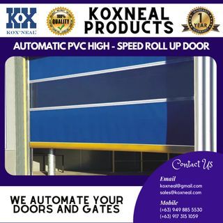 AUTOMATIC PVC HIGH - SPEED ROLL UP DOOR