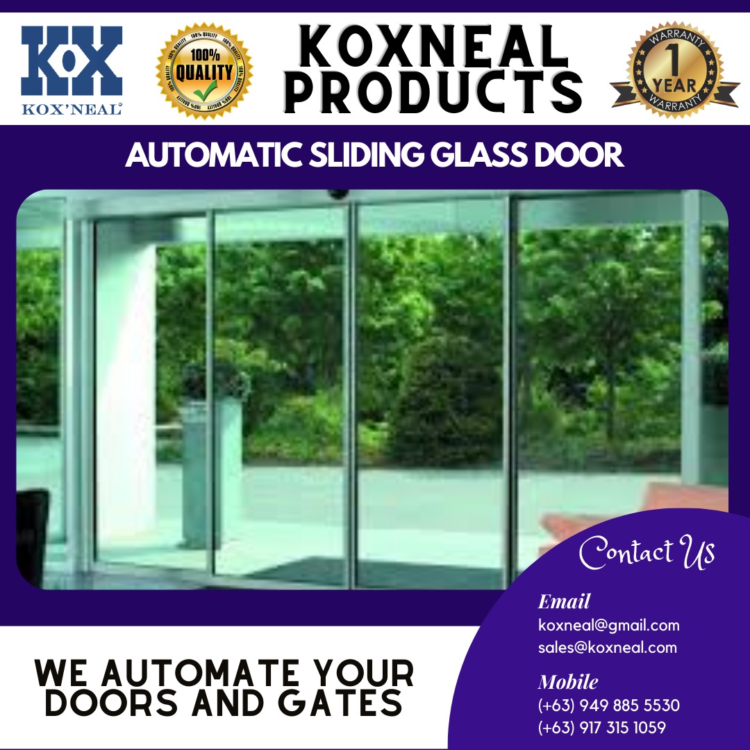AUTOMATIC SLIDING GLASS DOOR, Furniture & Home Living, Security & Locks, Locks, Doors & Gates on