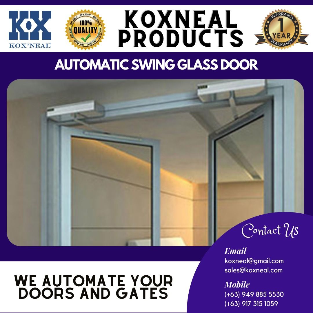 AUTOMATIC SWING GLASS DOOR on Carousell