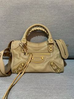 Balenciaga Mini Metallic Edge City bag