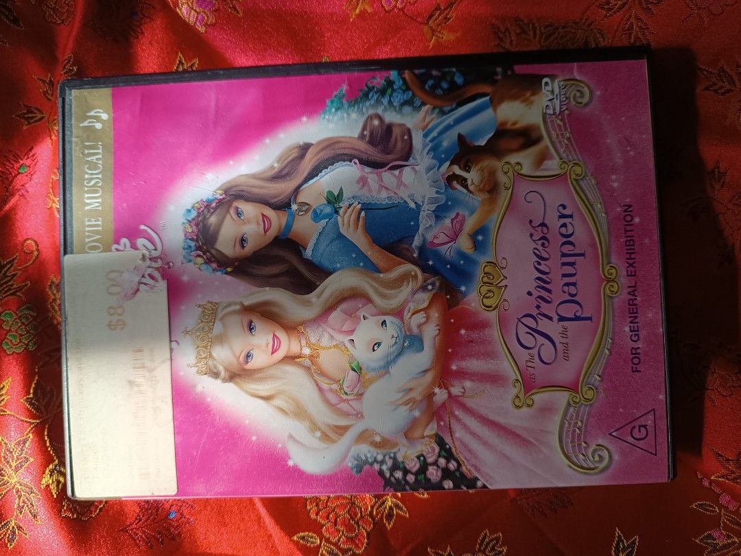 Barbie Princess and the Pauper DVD, Hobbies & Toys, Music & Media, CDs & DVDs on Carousell