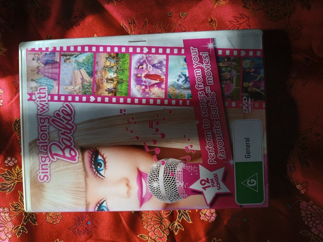 Barbie SING ALONG DVD barbie movie songs karaoke