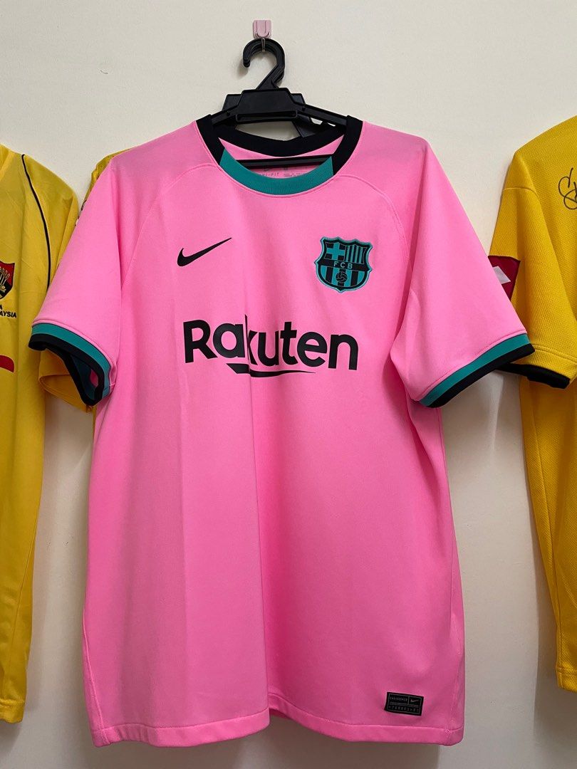 Camiseta 3ª FC Barcelona 2020/2021 Rosa Messi