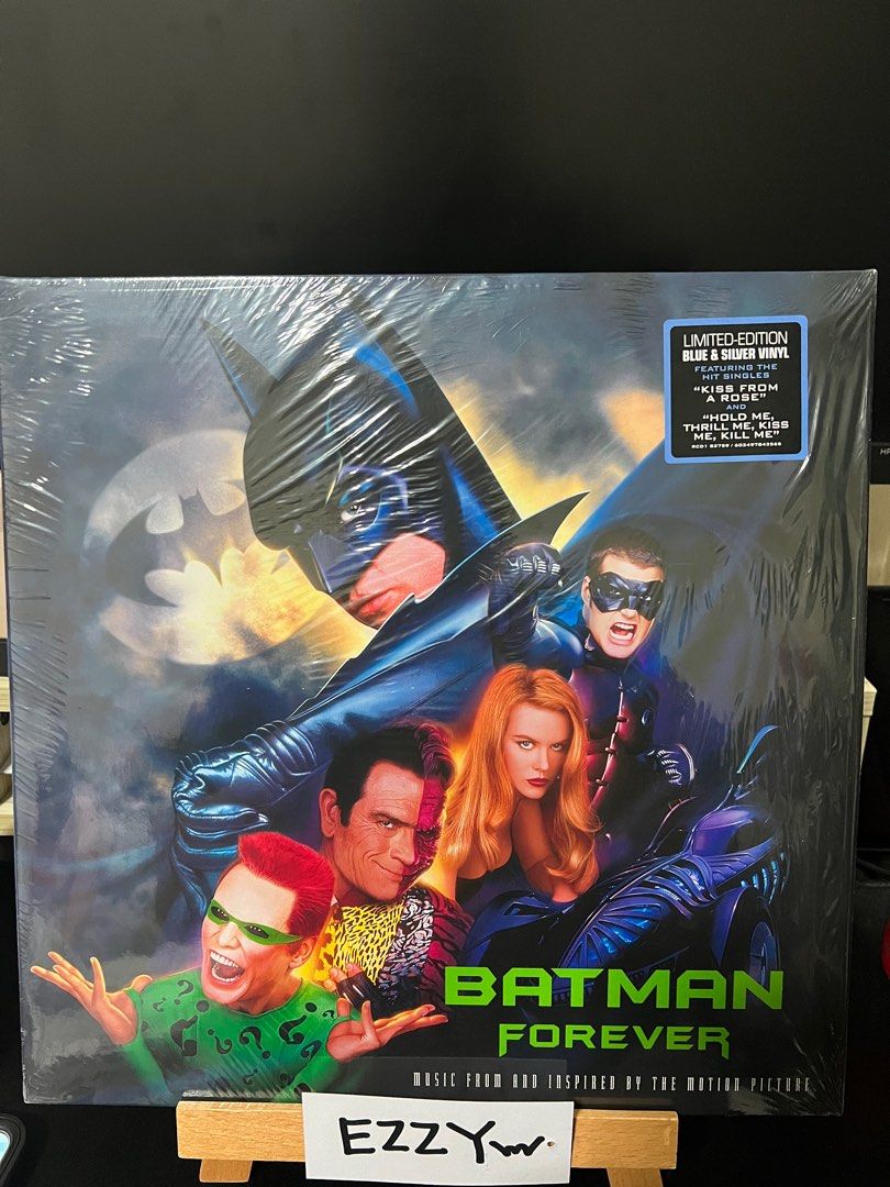 Batman Forever Vinyl 2 LP Limited Edition Blue ansd Silver Vinyl