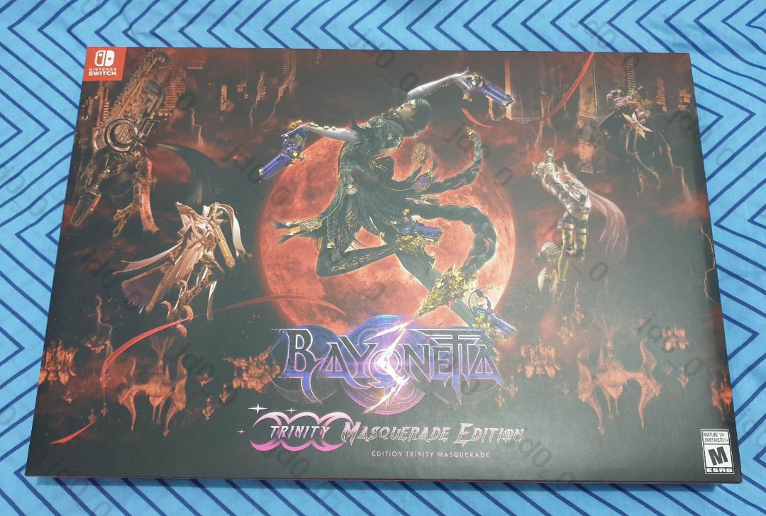 Bayonetta 3 Masquerade Edition w/ Pre-Order Bonus (Category: Nintendo) located in Quezon City. Submitted by jd0_0 (Listing ID 1217458360, Image 1). Description: ✅LAST PRICE POSTED ✅Briefly opened to check if all items are complete or have major damages. ✅Brand New - game is still SEALED inside. ✅Deal Methods: Meet-up: - Please see listed locations - I'm only available on weekends because of work Delivery: - Payment first before booking - I don't 