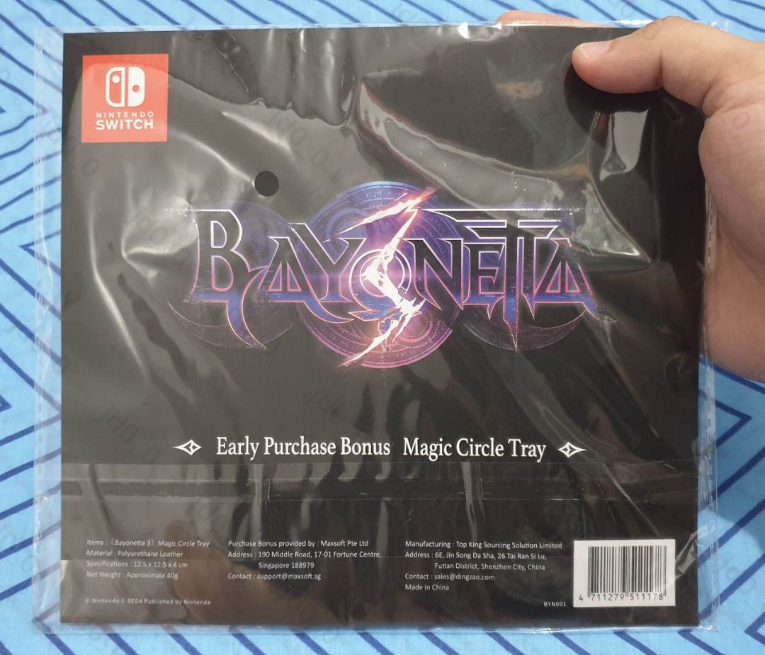 Bayonetta 3 Masquerade Edition w/ Pre-Order Bonus (Category: Nintendo) located in Quezon City. Submitted by jd0_0 (Listing ID 1217458360, Image 3). Description: ✅LAST PRICE POSTED ✅Briefly opened to check if all items are complete or have major damages. ✅Brand New - game is still SEALED inside. ✅Deal Methods: Meet-up: - Please see listed locations - I'm only available on weekends because of work Delivery: - Payment first before booking - I don't 