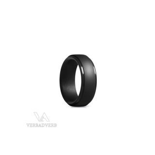 Black Silicone Hypoallergenic Men’s Fashion Ring