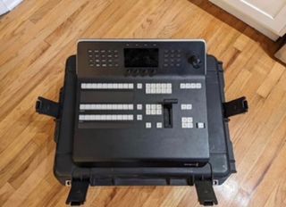 Blackmagic Design ATEM 1 M/E Advanced panel with infrequently-used SKB Series case