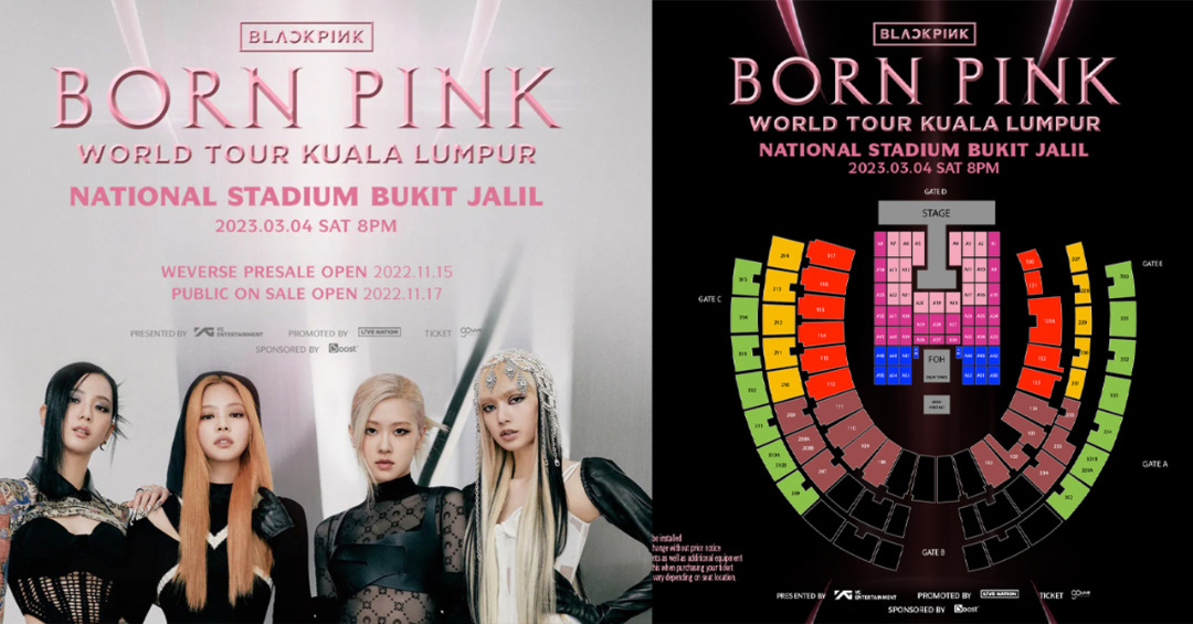 BLACKPINK WORLD TOUR [BORN PINK] KUALA LUMPUR (CAT 5), Tickets