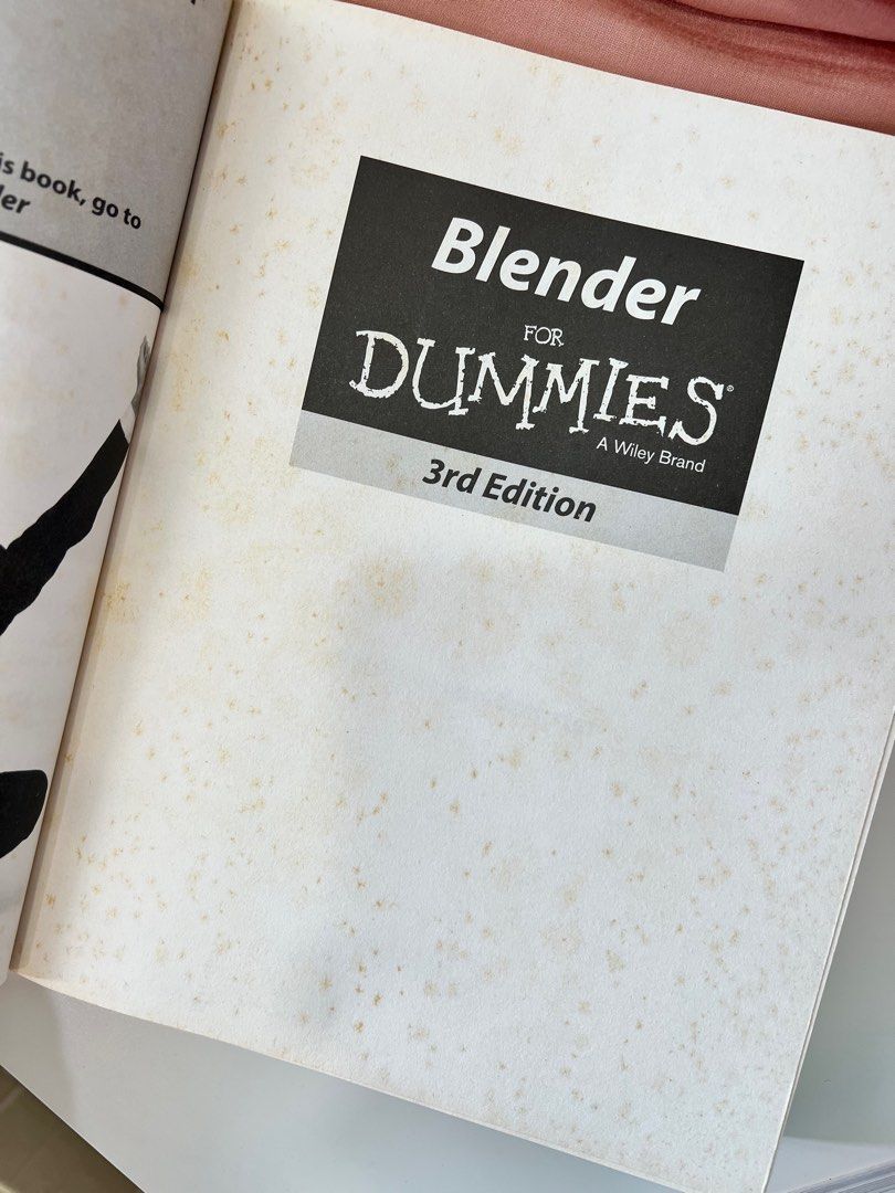 Blender for Dummies, Hobbies & Toys, Books & Magazines, Textbooks on