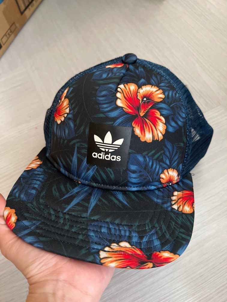 Adidas floral trucker shop