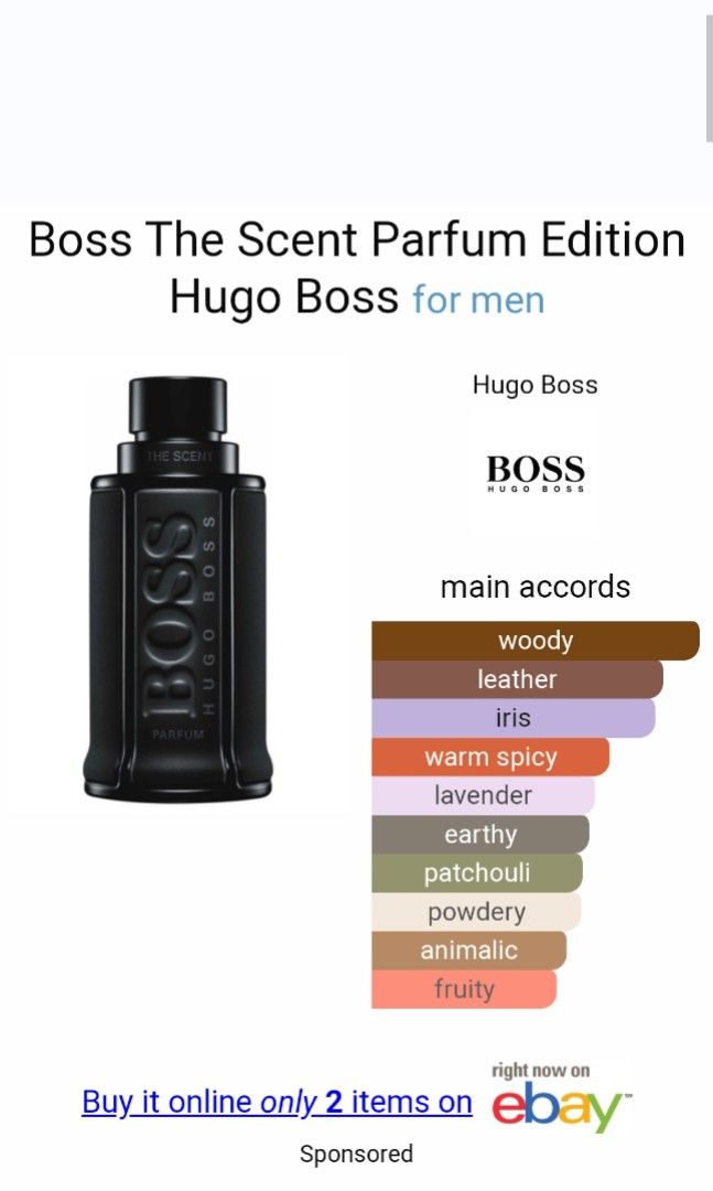 Boss scent shop parfum edition