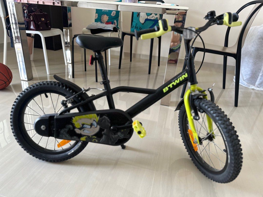 Boys bike BTWIN 16 inch (training wheels provided), Sports Equipment ...