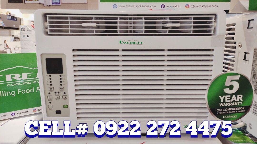 Brand New Everest Window Type Aircon Non Inverter Air Conditioner