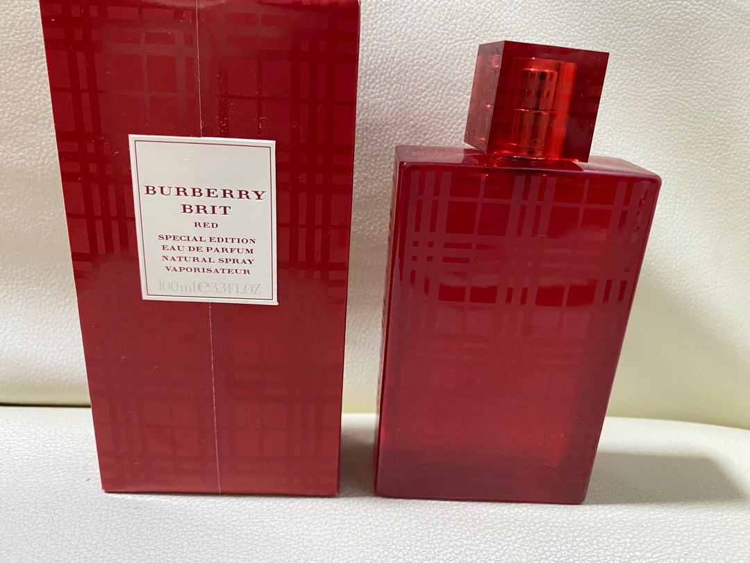 Burberry Brit Red perfume, Beauty & Personal Care, Fragrance & Deodorants  on Carousell