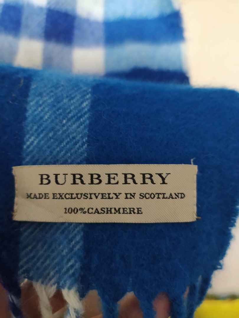 BURBERRY SCARF CASHMERE, Luxury, Accessories on Carousell