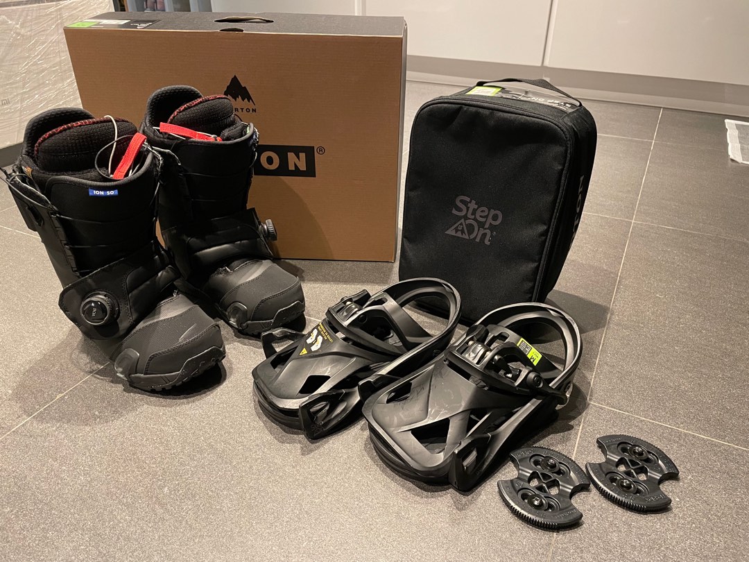 Burton Step On ION SO Boot US8.5 + Binding, 運動產品, 其他運動配件