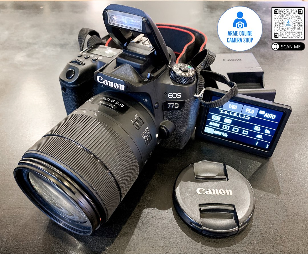 canon eos 77d 18 135mm is usm nano lens kit