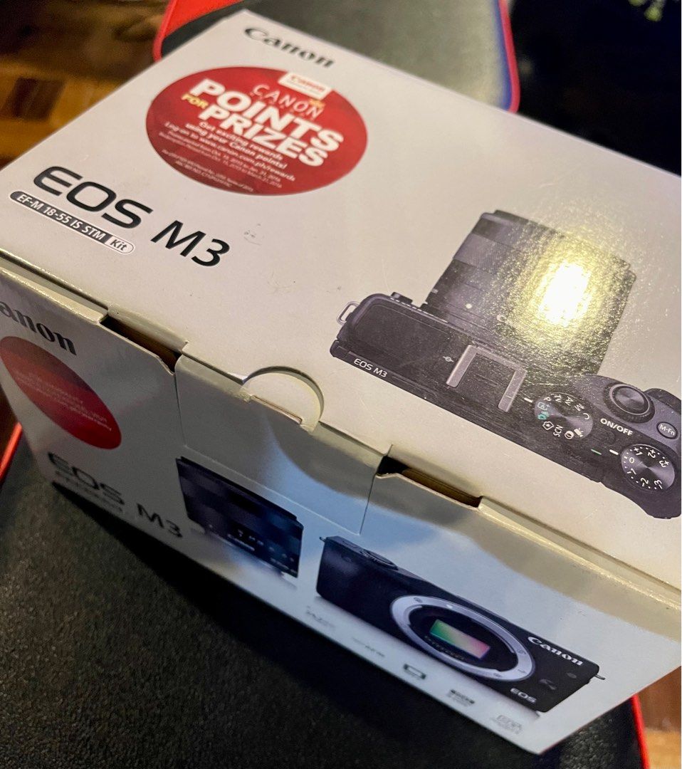 Canon EOS M3 Mirrorless Camera [2nd Hand] WITH FREEBIES, Photography