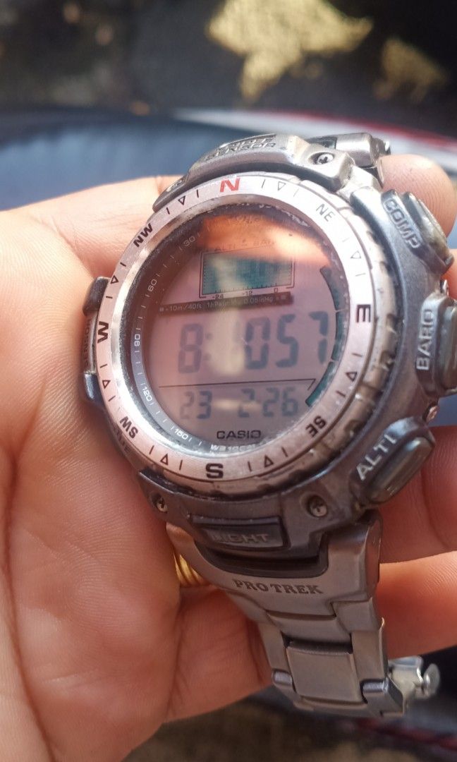 Casio protrek sales prg 40 titanium