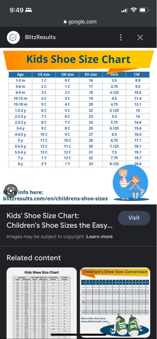 Cat & jack new arrivals shoe size chart