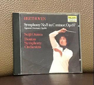 ［二手正版CD] 美版 小澤征爾 指揮 Seiji Ozawa 貝多芬交響曲No.5命運