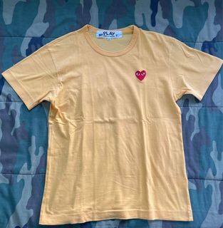 CDG Play Yellow Tee