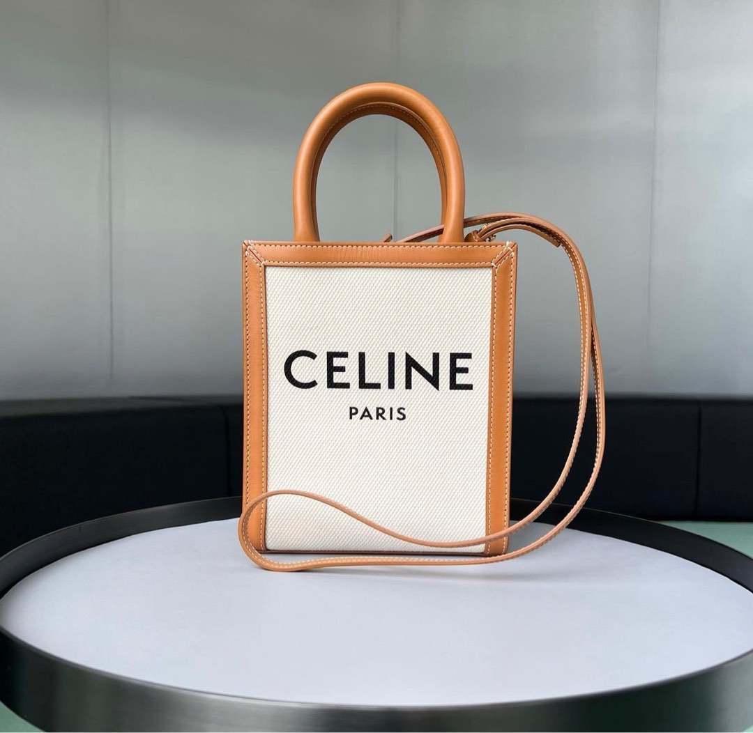 Celine Vertical Cabas Triomphe Tote, Luxury, Bags & Wallets on Carousell