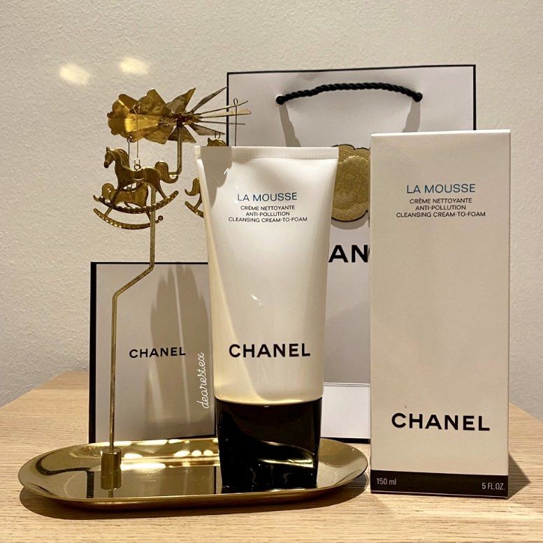 Chanel Skincare Haul & Review  L'eau Mousse Cleanser, SPF, Le Coton &  Hydra Beauty Balm 