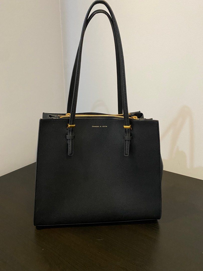 Charles Keith Work Bag in Black