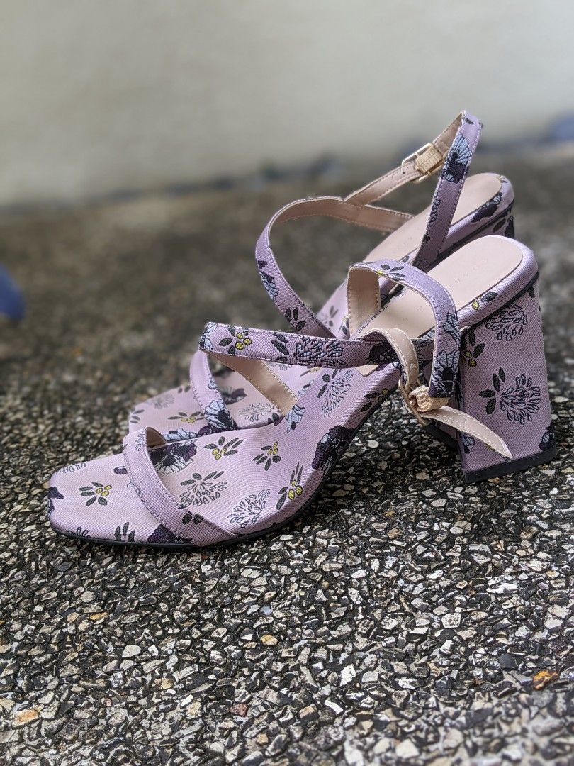 Purple new arrivals floral sandals
