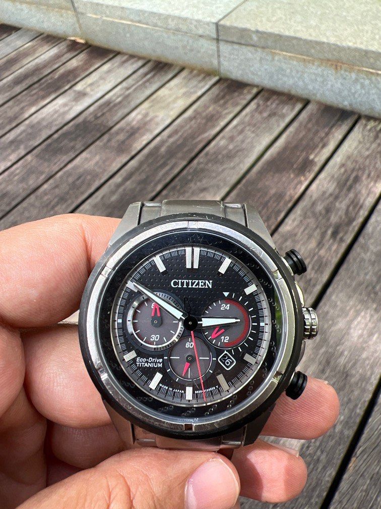 Citizen eco drive titanium b620 top