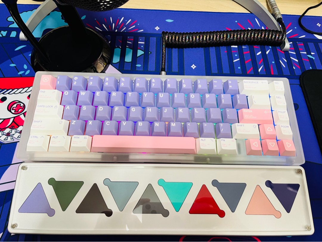 CNC Frosted Acrylic TG67 (Custom Mechanical Keyboard), Computers & Tech ...