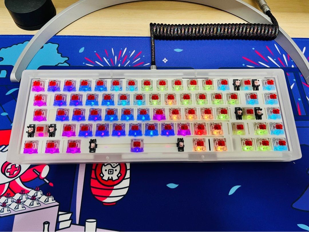 CNC Frosted Acrylic TG67 (Custom Mechanical Keyboard), Computers & Tech ...