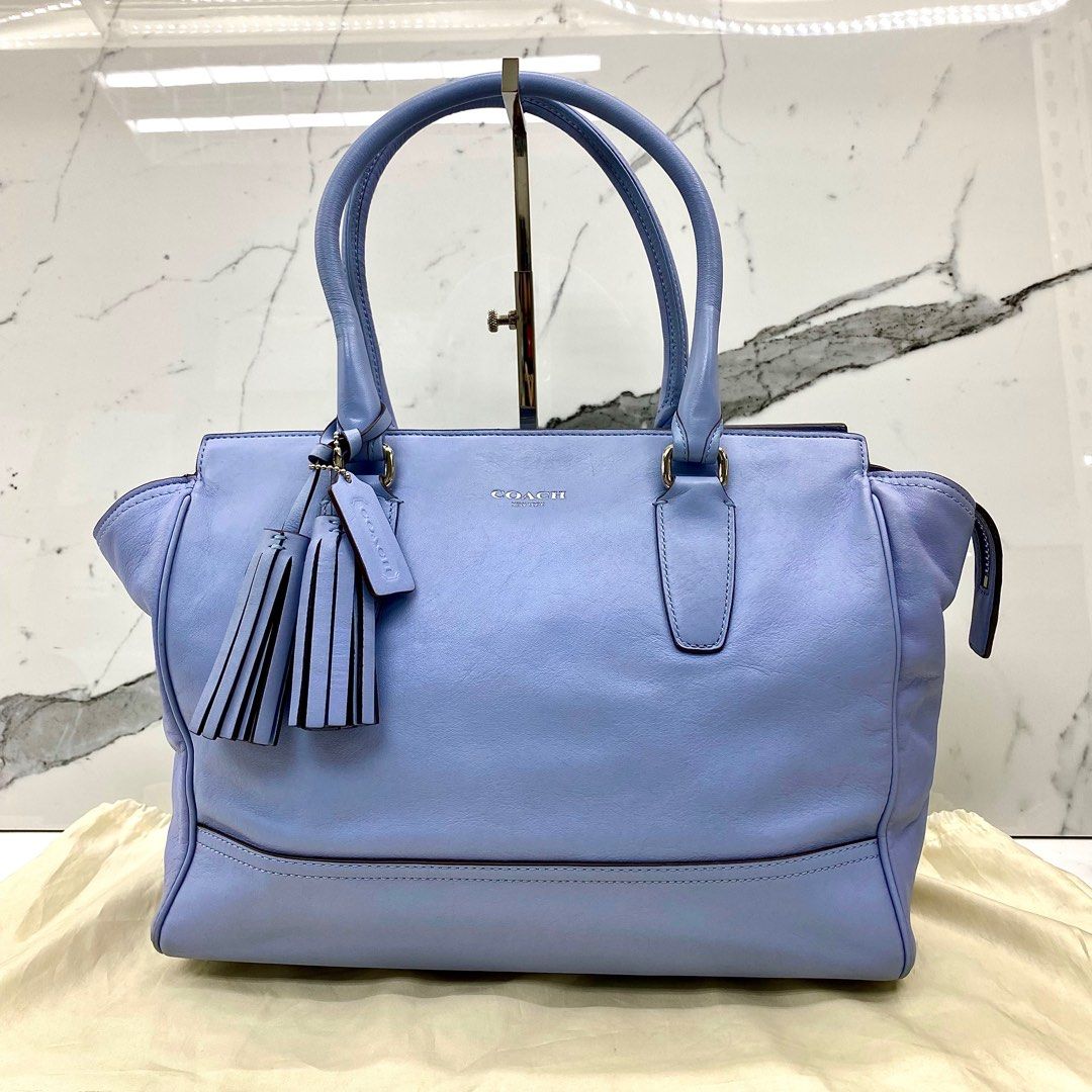 Coach 24201 Leather Tassel Tote Bag Second Hand / Selling